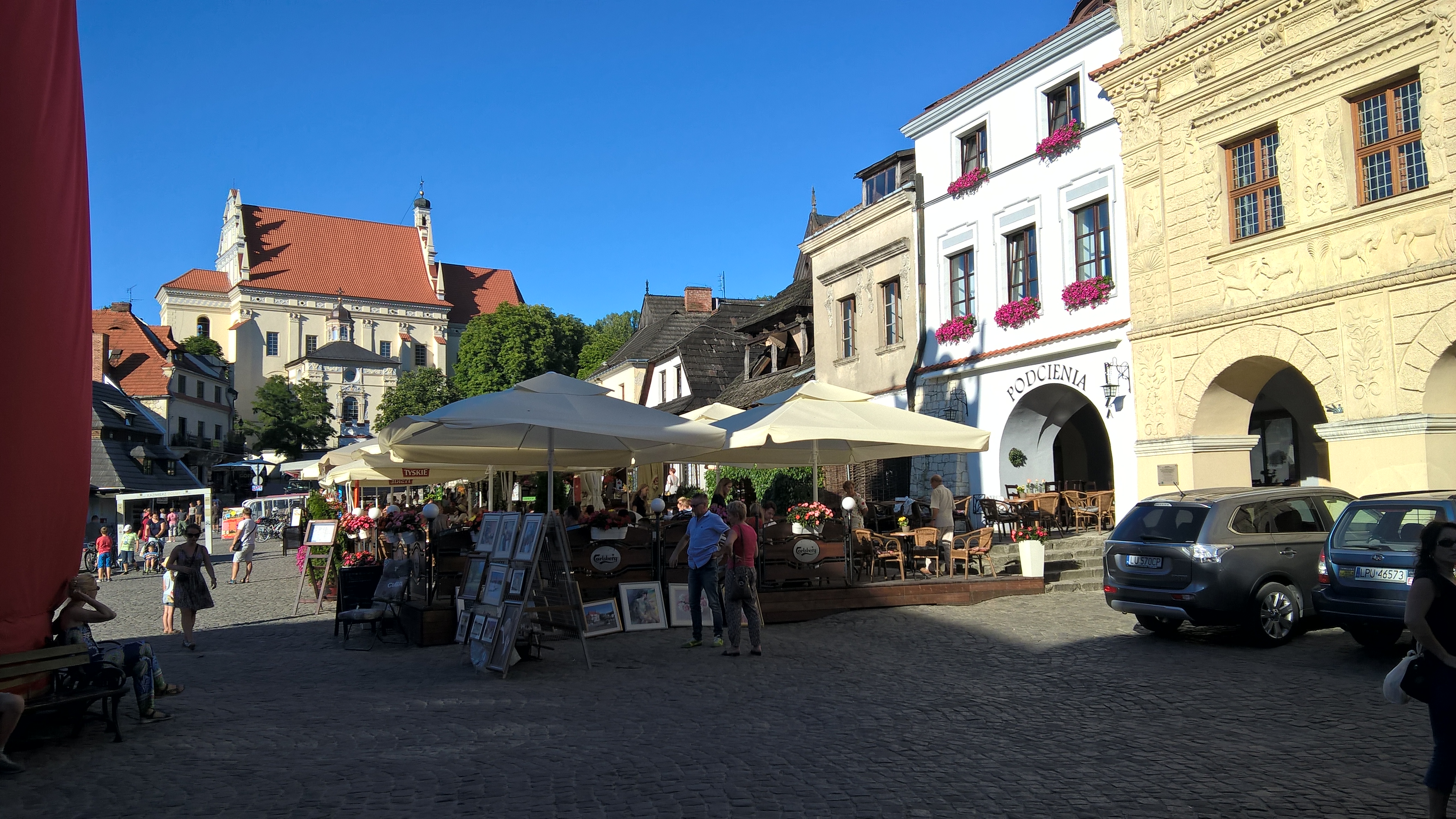 Widok na rynek w Kazimierzu Dolnym